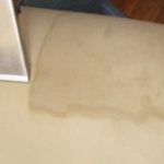 Upholstery clean with tool